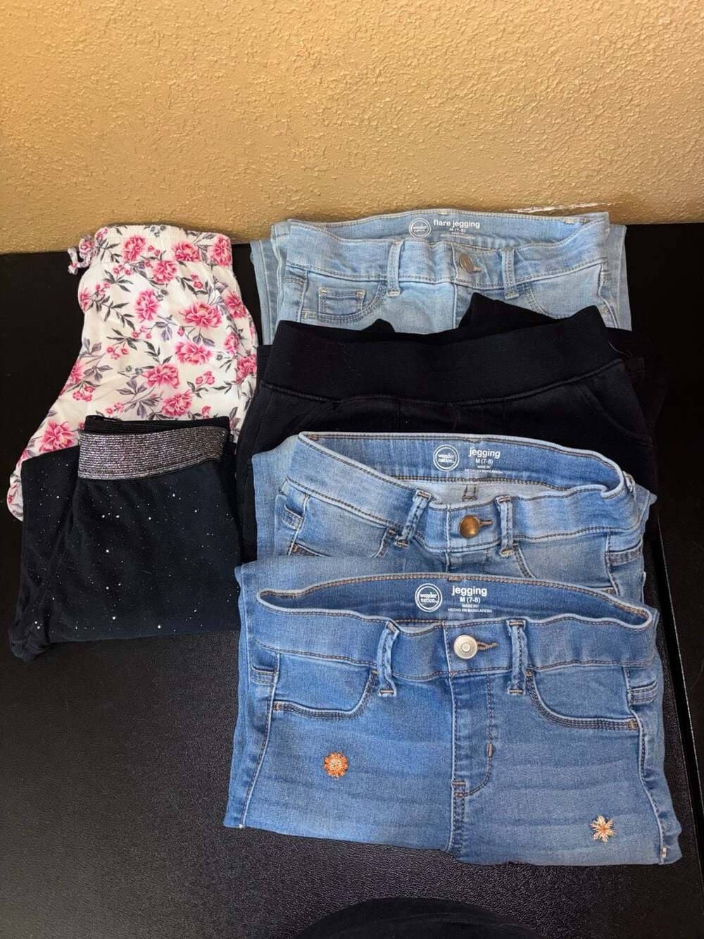 Girls Pants and Jeans Lot Size M 7-8